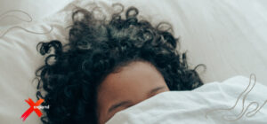 image of a person hibernating